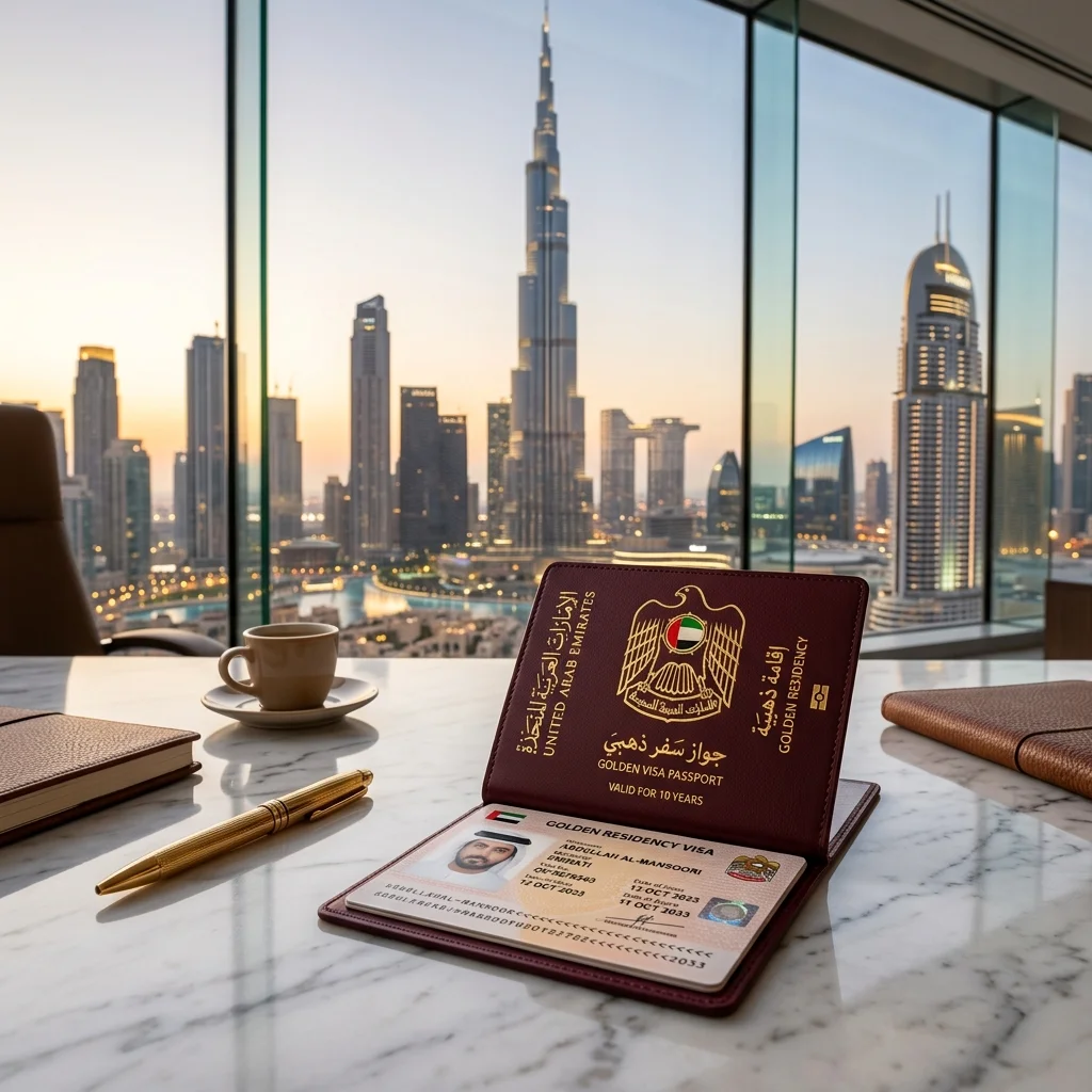 UAE Golden Visa Concept